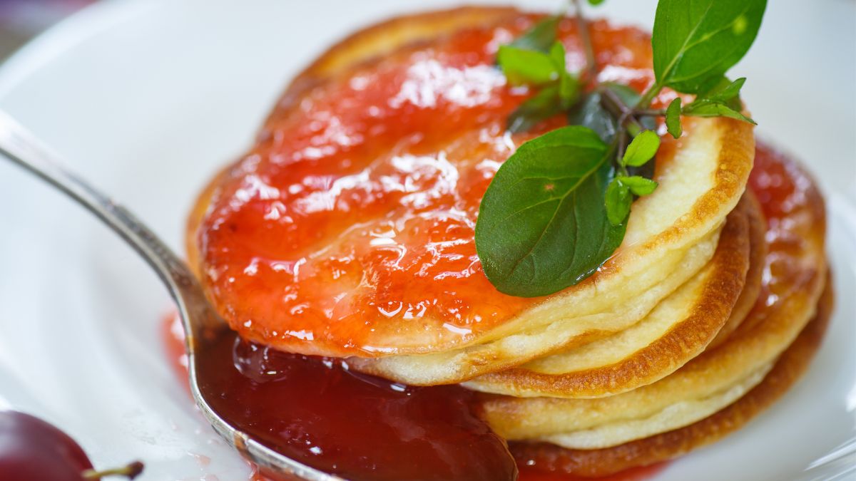 Placuszki z mascarpone polecają się na śniadanie!