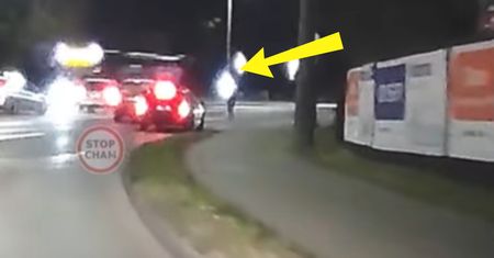 Szalona jazda BMW. Nagrali go. A za łukiem taka niespodzianka