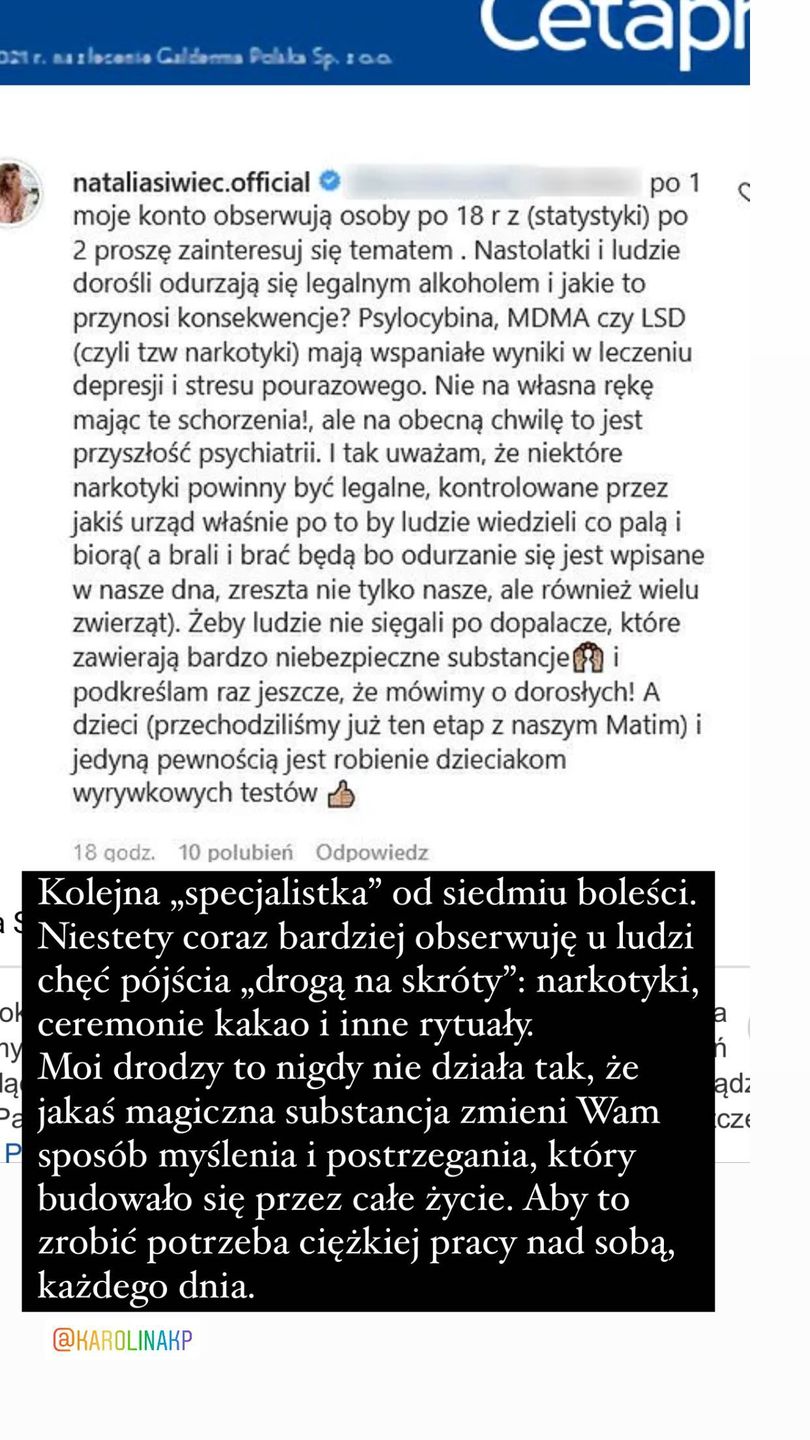 Psycholożka komentuje słowa Natalii Siwiec