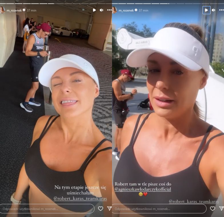 Małgorzata Rozenek i Robert Karaś przebiegli razem maraton