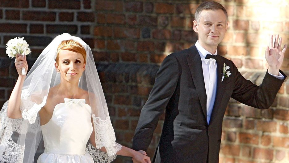 Katarzyna Zielińska i Wojciech Domański wzięli ślub osiem lat temu