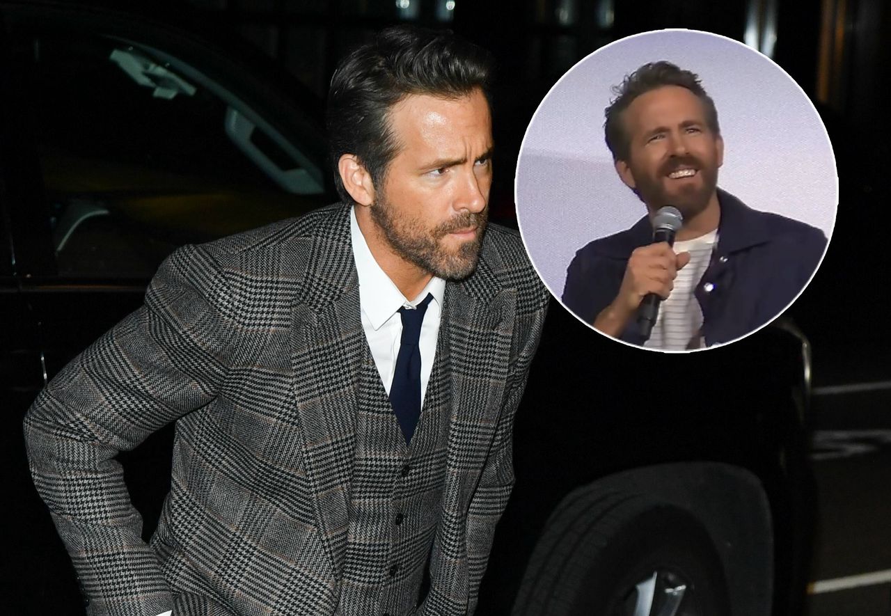 Ryan Reynolds dostał na konferencji pytanie, którego się nie spodziewał. "Wyjście jest tam!"