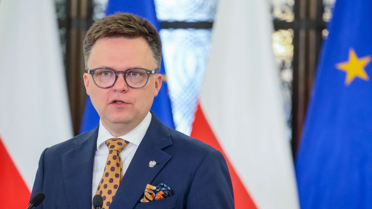 14. posiedzenie Sejmu X kadencji
Fot. Adam Burakowski/East News, Warszawa, 26.06.2024. 14. posiedzenie Sejmu X kadencji.
N/z: marszalek Sejmu Szymon Holownia - konferencja prasowa.
Adam Burakowski