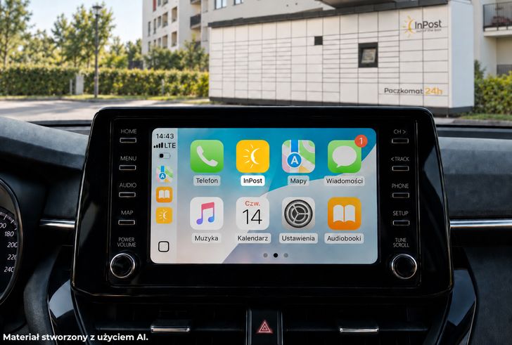 InPost Mobile w Android Auto i Apple CarPlay. Co potrafi apka na ekranie samochodu?