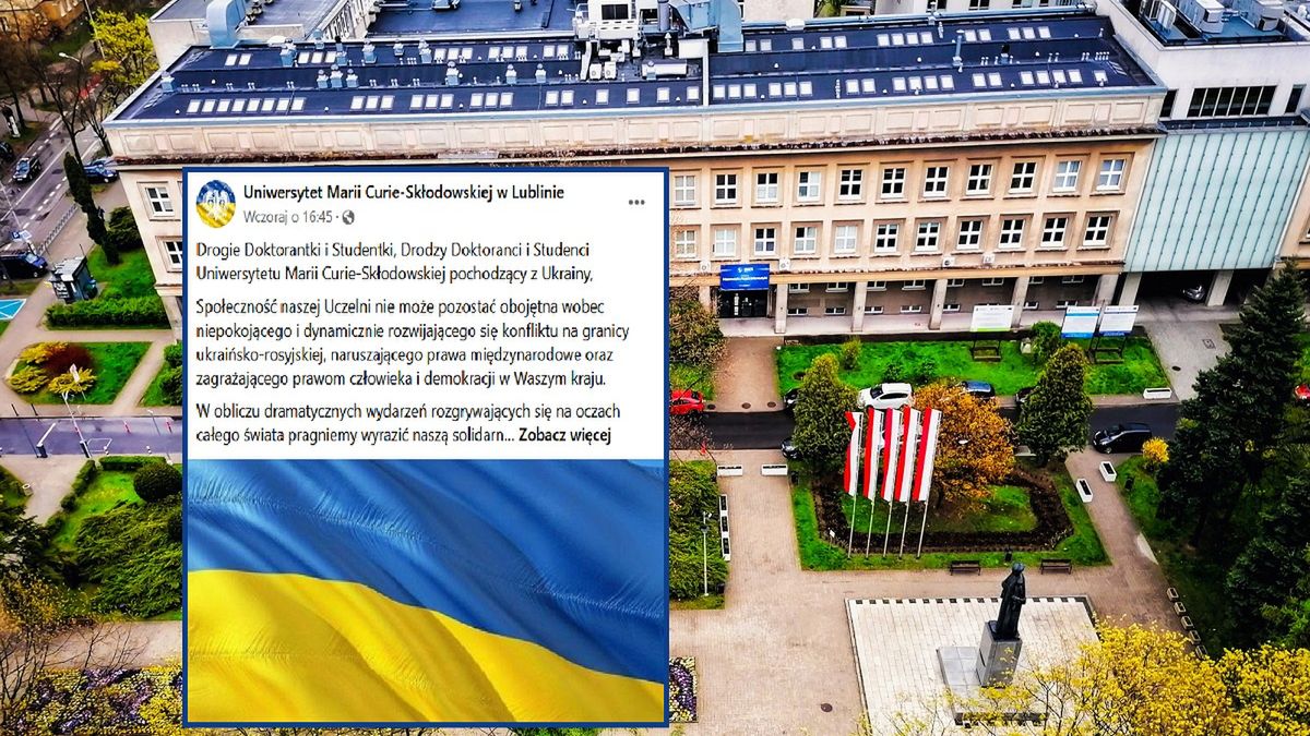 UMCS w Lublinie wspiera studentów z Ukrainy