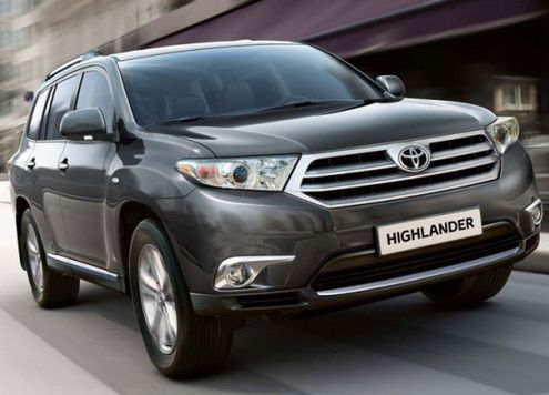 Toyota Highlander 2011 - oficjalne informacje