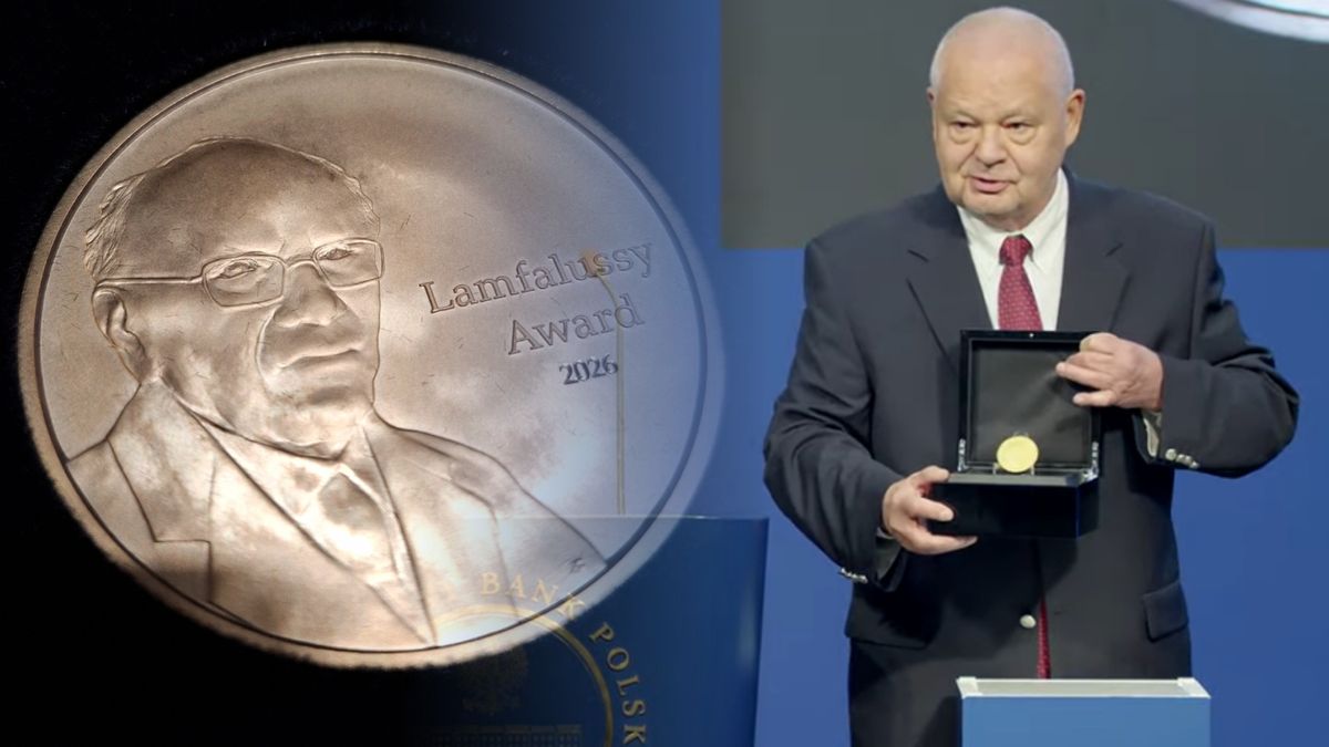 Adam Glapiński z nagrodą "Lámfalussy Award" 
