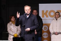 Donald Tusk na proteście. "Zmieciemy tę władzę"