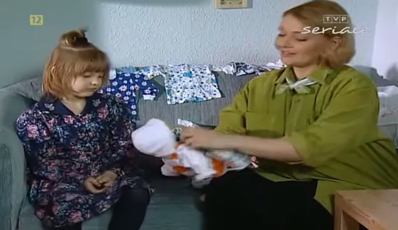 Olivia Sivelli za czasów roli w "Klanie". Była pierwszą Bożenką