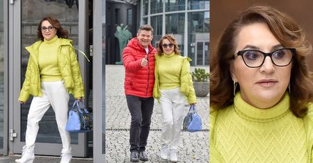 Odmieniona Danuta Martyniuk z torebką za 17 tysięcy zadaje szyku na parkingu po wizycie w śniadaniówce (ZDJĘCIA)