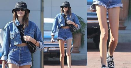 Długie nogi córki Cindy Crawford na spacerze w Malibu
