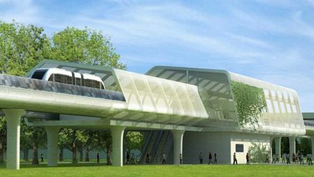 System kolei napędzany panelami słonecznymi 1