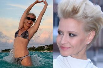 Małgorzata Kożuchowska w bikini pozdrawia z wysp Bahama. Fani: "Wyglądasz BOSKO!" (FOTO)