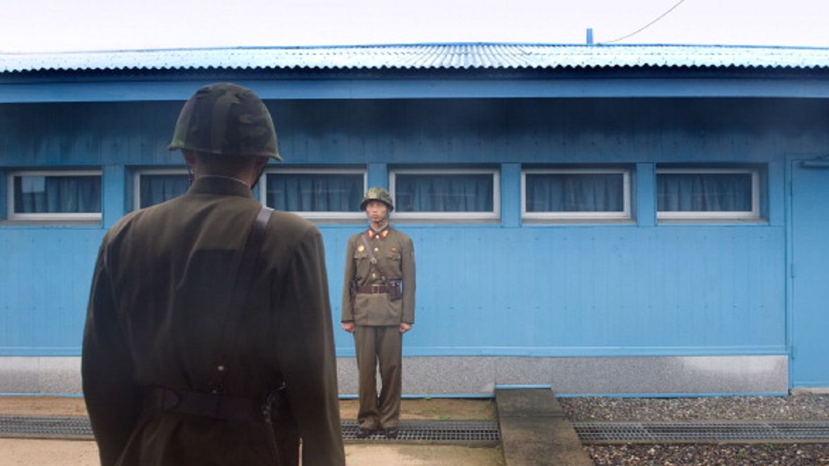 Obywatel USA przekroczył granicę Korei Południowej i Północnej.