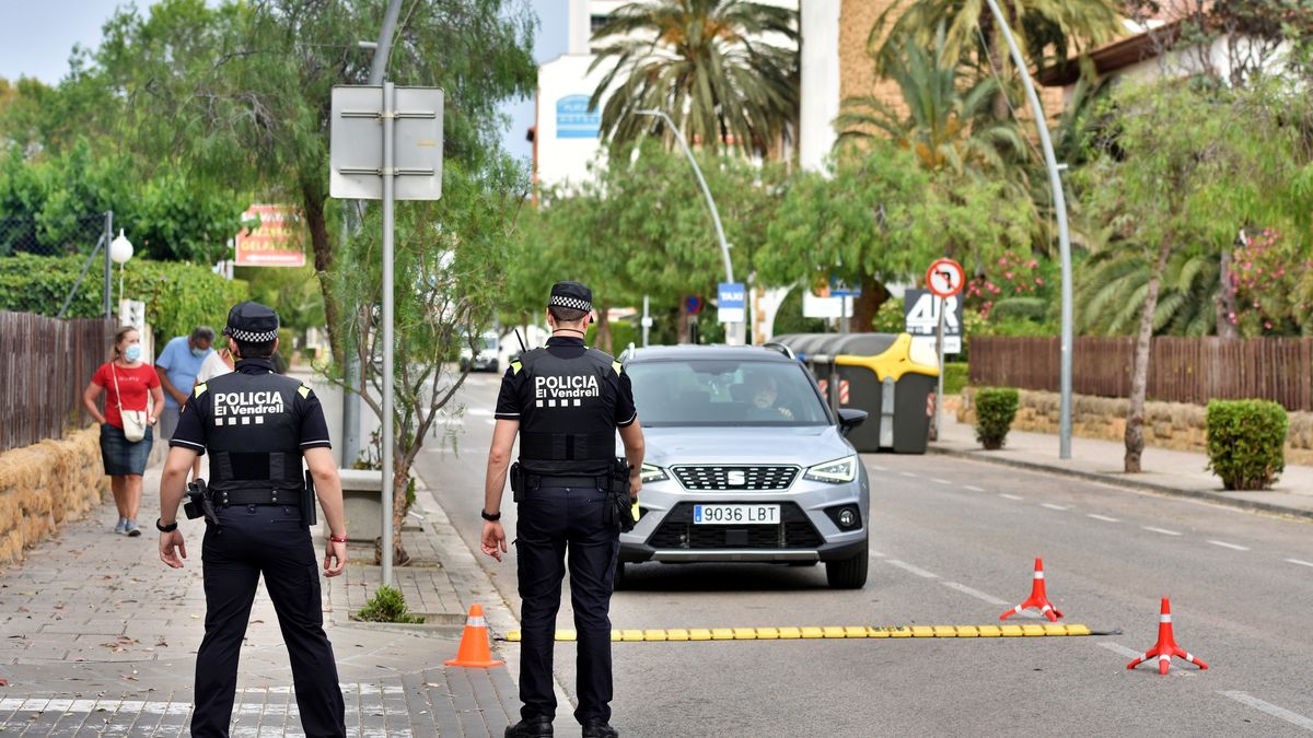 Kontrola policyjna w Hiszpanii