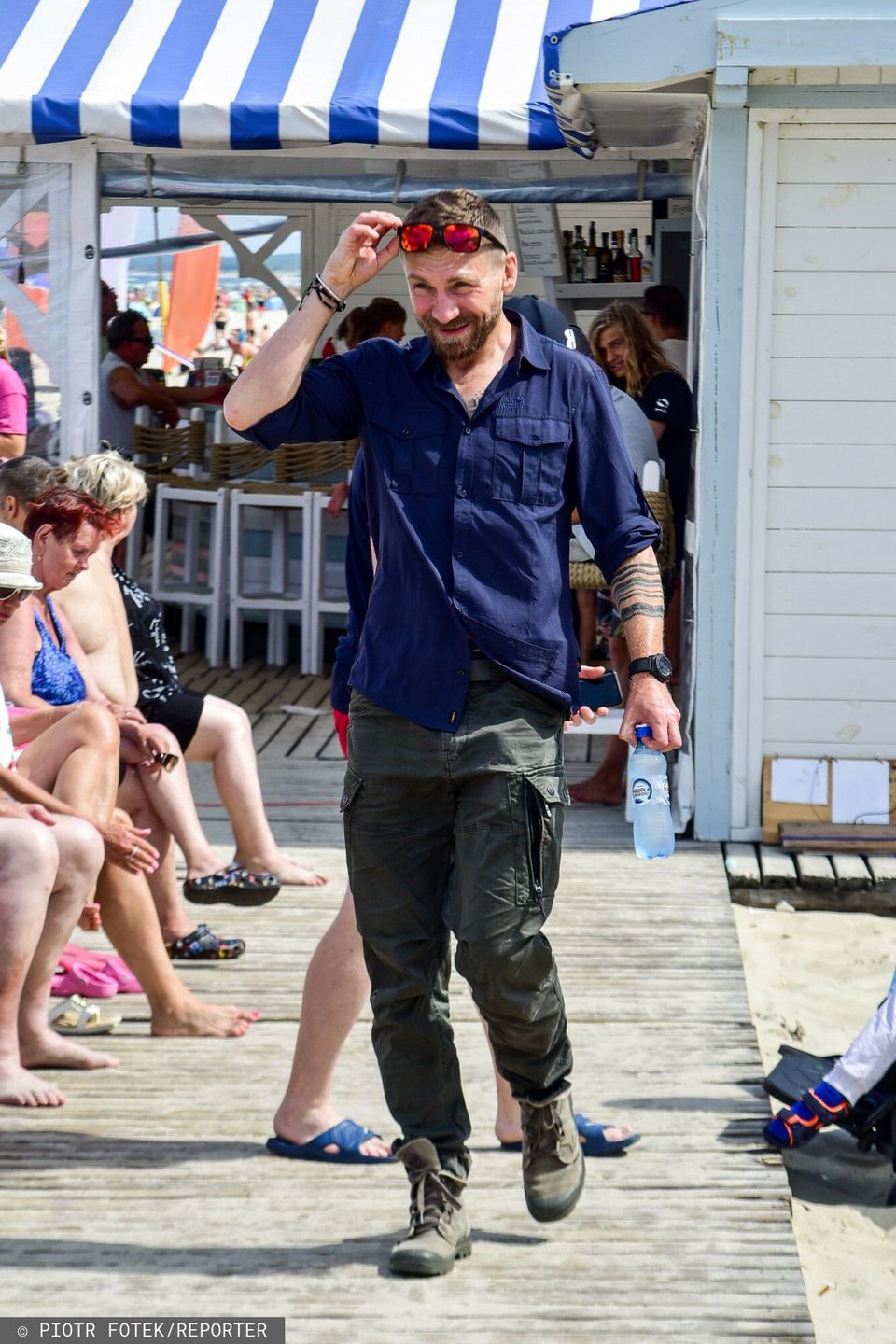 Przemysław Kossakowski na Mistrzostwach Polski w Kitesurfingu