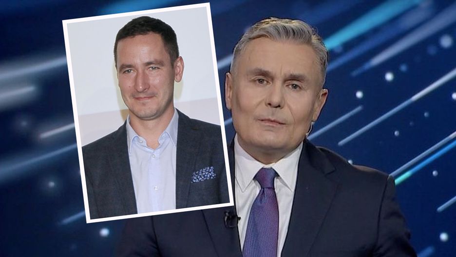 Tomasz Marzec (po lewej) zwolnił się z redakcji "19:30"