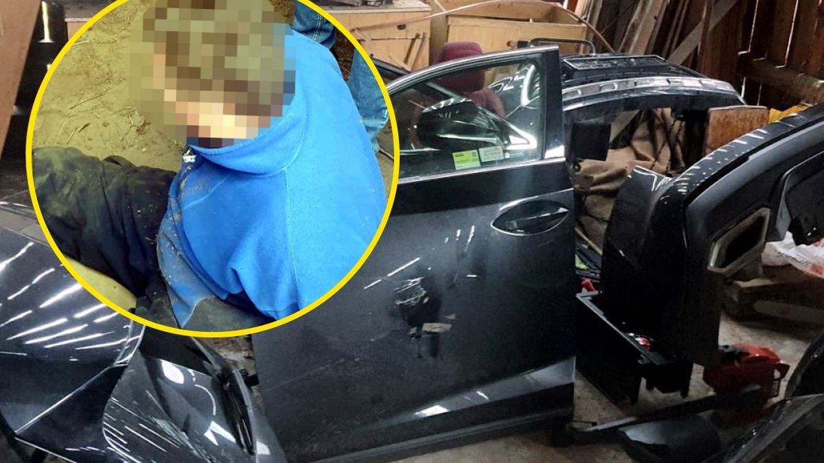 Warszawskiego lexusa znaleziono w stodole 