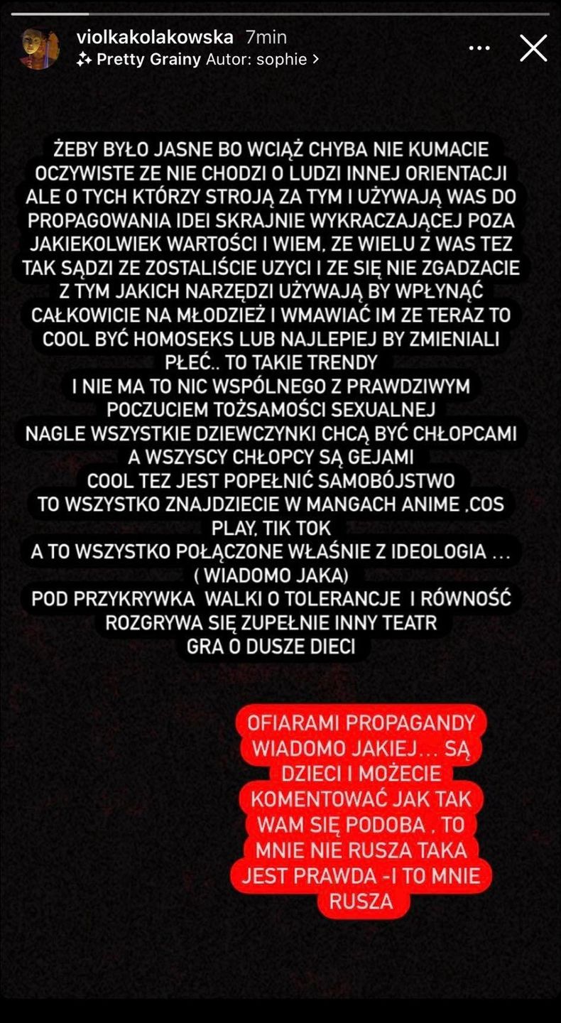 Viola Kołakowska o LGBT