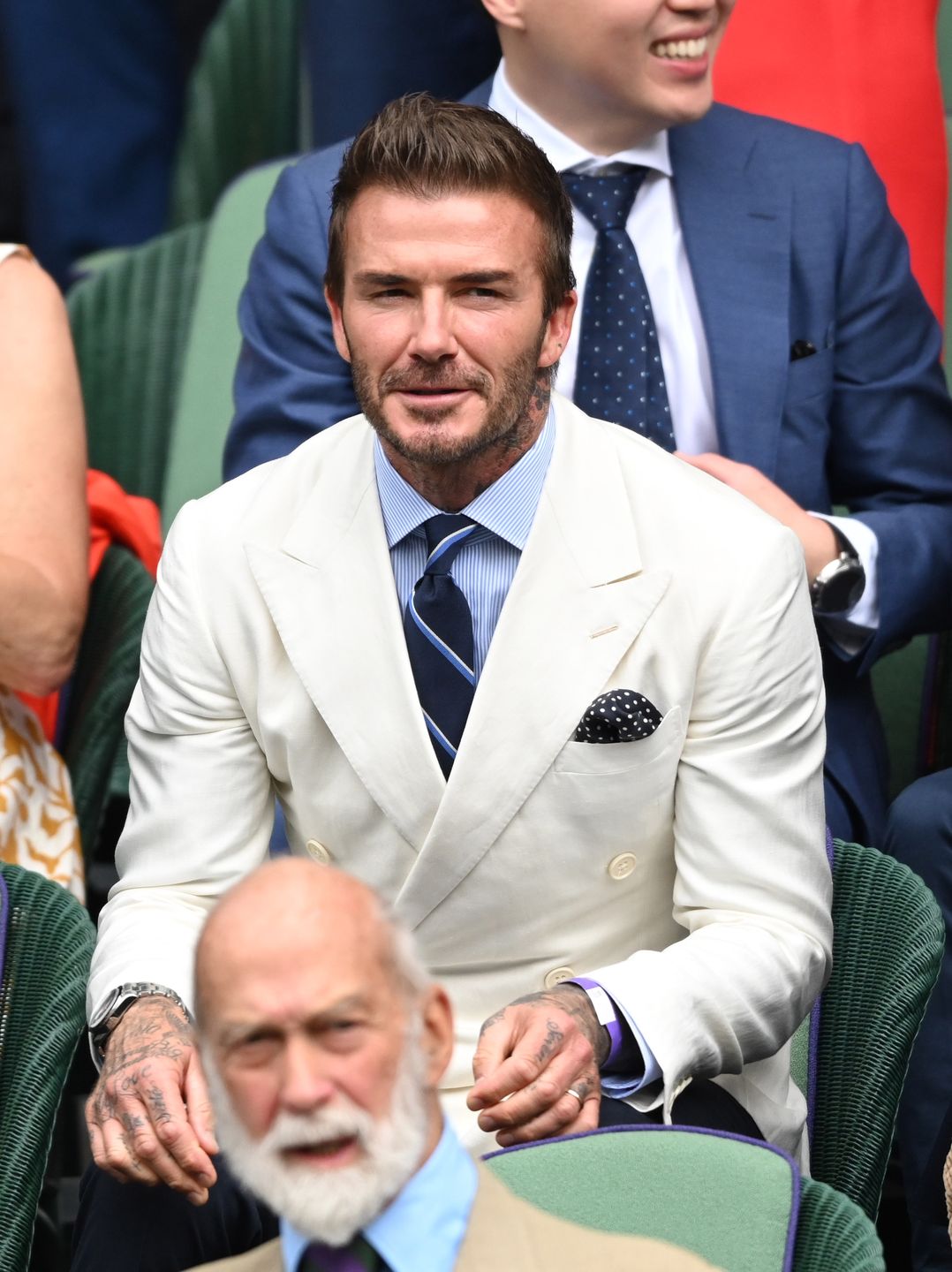 David Beckham na meczu Huberta Hurkacza