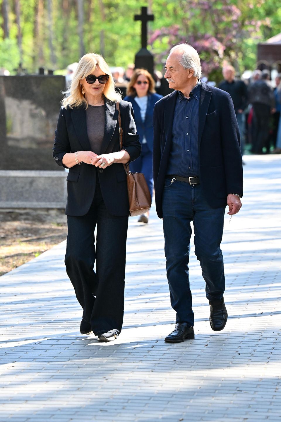 Grażyna Torbicka z mężem