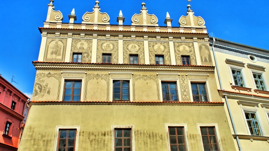 polska, lublin, stare, miasto, starówka, ulica, kamienica, zabytek, zabytkowy, dom, nikt, nikogo, architektura, budowa, gród, stary, europa, historyczne, miasteczko, niebo, podróż, kwadrat, wieza, fasada, okienna