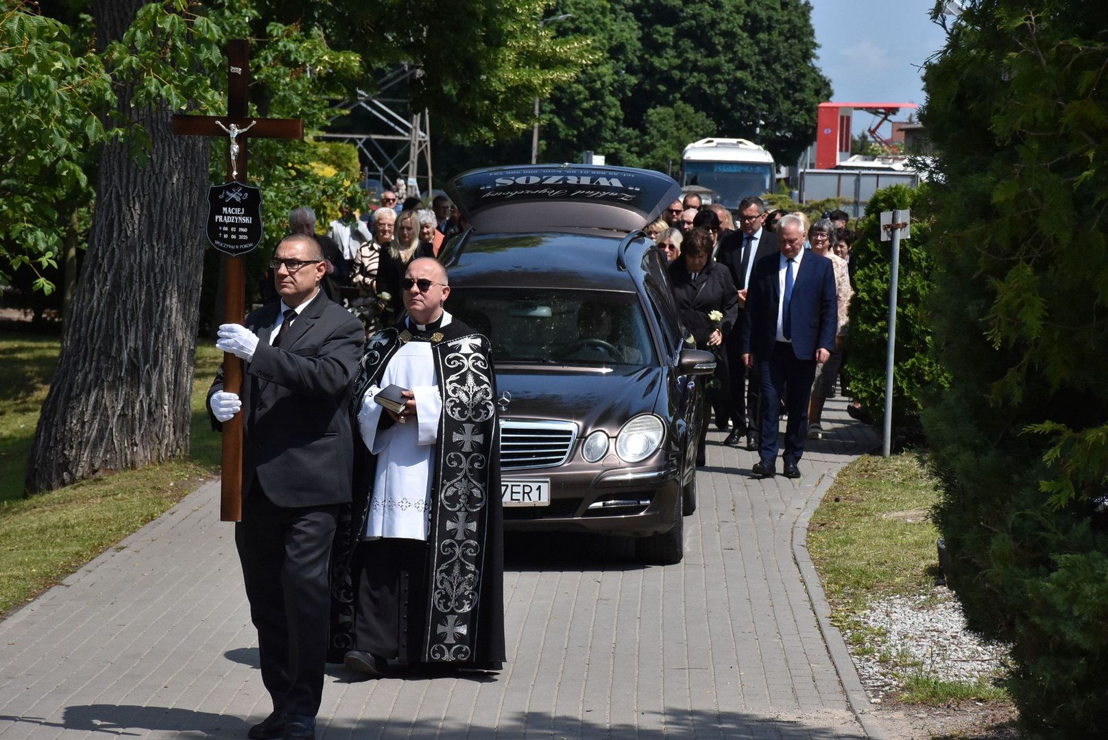 Pogrzeb Macieja Prądzyńskiego, wiceburmistrza Nowego Stawu
