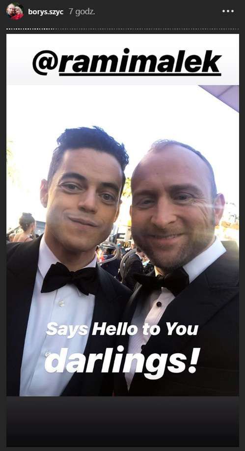 Borys Szyc i Rami Malek - Oscary 2019