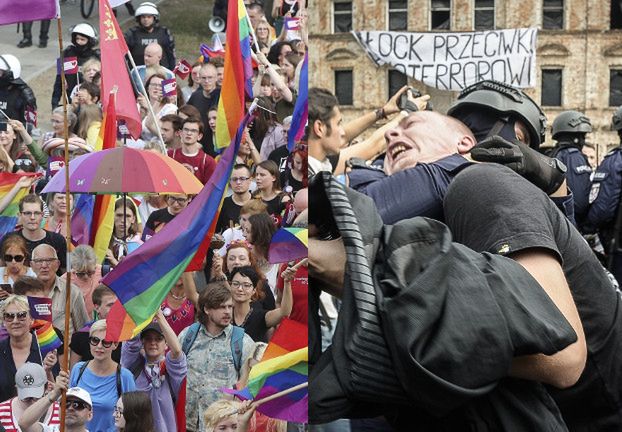 Pierwszy Marsz Równości w Płocku! Różal pyta: "CZYJA BĘDZIE DEMOKRACJA?" (ZDJĘCIA)