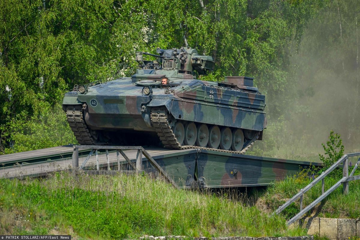 Na zdjęciu: czołg typu Marder, produkcji niemieckiego giganta zbrojeniowego Rheinmetall 