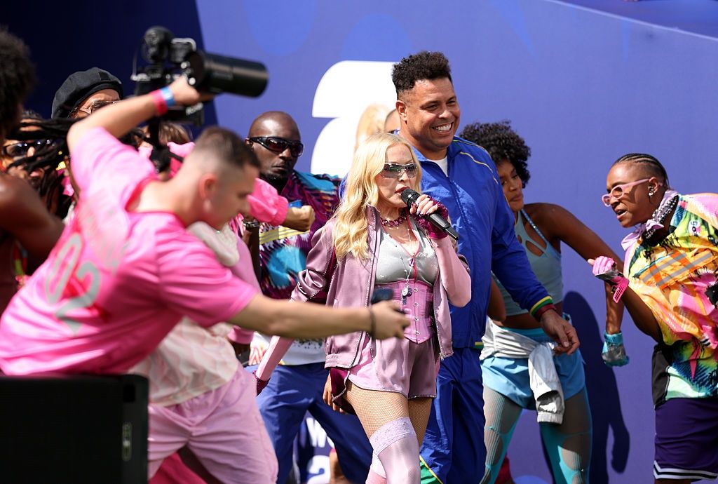 Ronaldinho, Madonna i Ronaldo Nazario