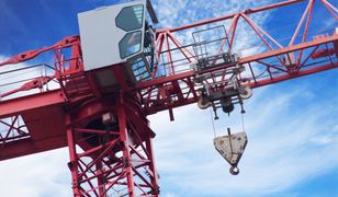 Katowice. Nie żyje operator żurawia. Zmarł na wysokości 36-metrów