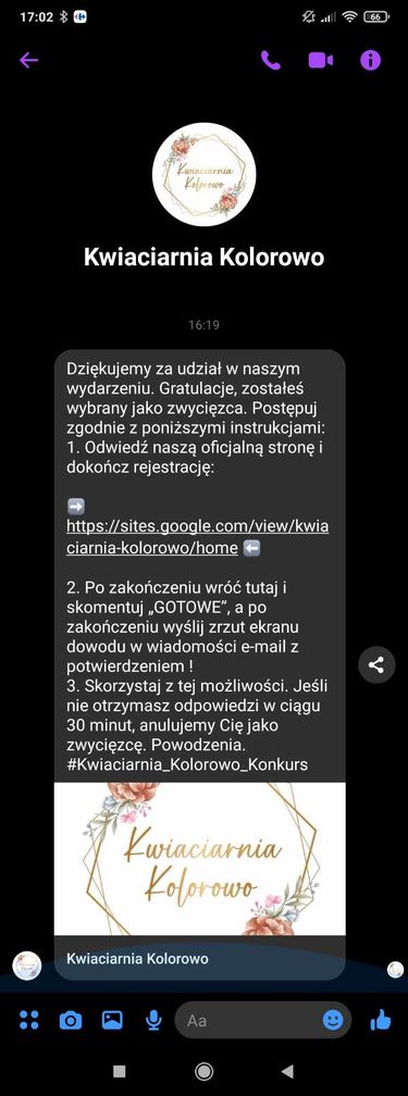 Oszustwo "na konkurs"