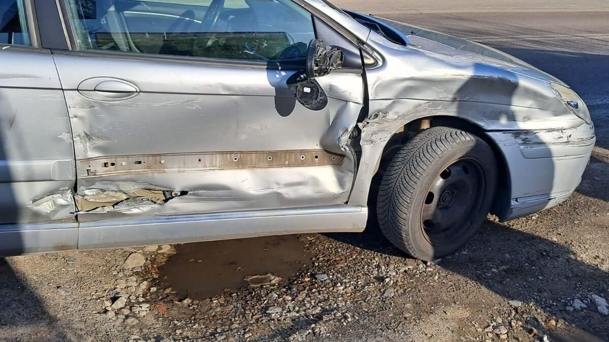 Citroen biorący udział w zdarzeniu