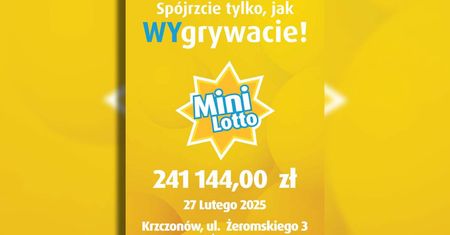 Fortuna uśmiechnęła się do gracza z Krzczonowa! Ogromna wygrana w Mini Lotto