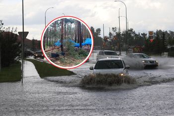 Setki ewakuowanych. Nawałnica uderzyła. Połamane drzewa, zerwane dachy