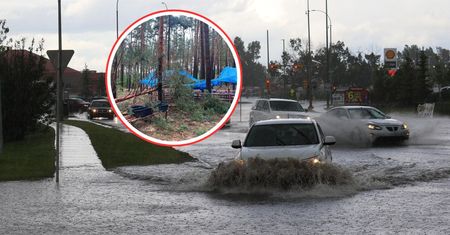 Setki ewakuowanych. Nawałnica uderzyła. Połamane drzewa, zerwane dachy