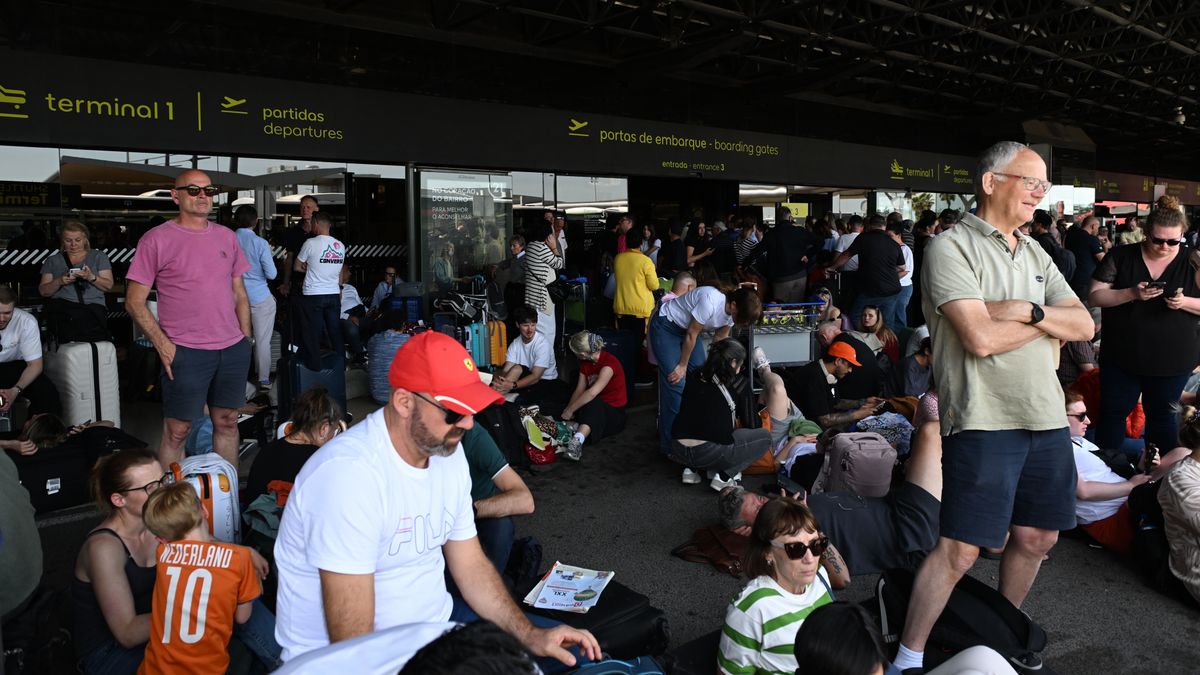 Chaos i kolejki na portugalskich lotniskach
