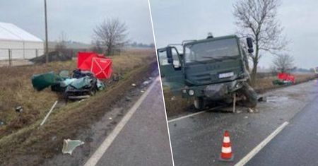 Nie żyje kierowca. W ciężarówce było siedmiu żołnierzy