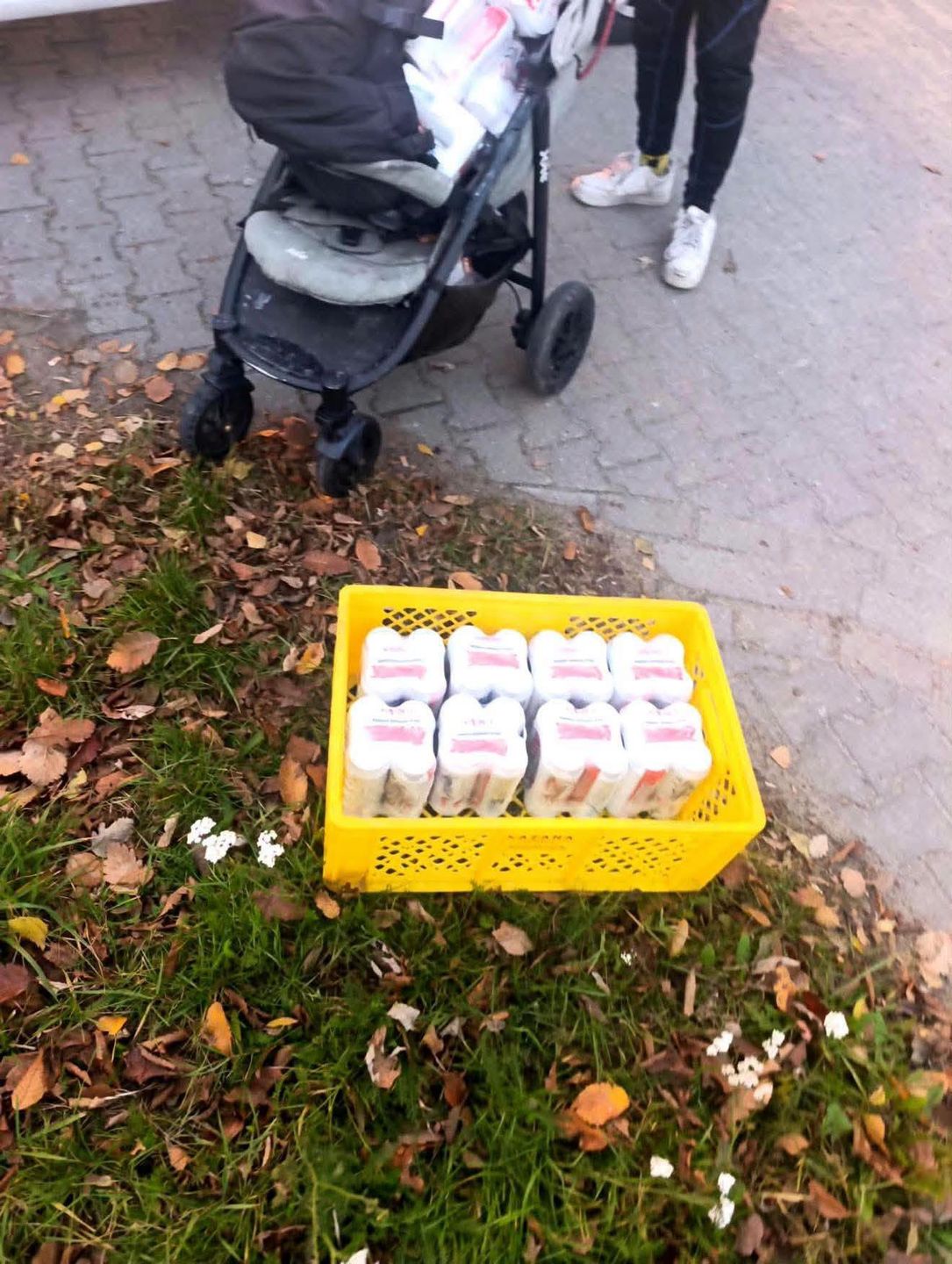 Piwo w wózku dzięciecym