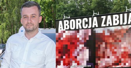 Dziennikarz TVN ostro o plakacie "Stop Aborcji": "PORĄBAŁO WAS? Upadliście na głowę?"