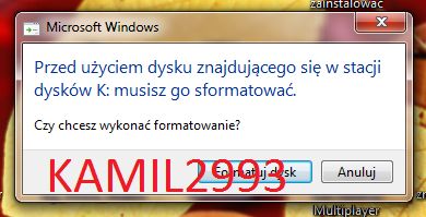 "System Windows nie był w stanie dokończyć formatowania" - rozwiązanie problemu .