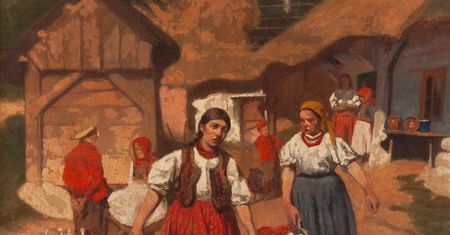 Niewdzięczne zajęcie chłopek na polskiej wsi. Przykry obowiązek sprzed 150 lat