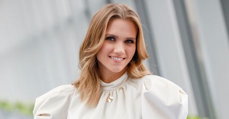 Kaczorowska cała na biało. Ten elegancki kombinezon zrobił furorę
