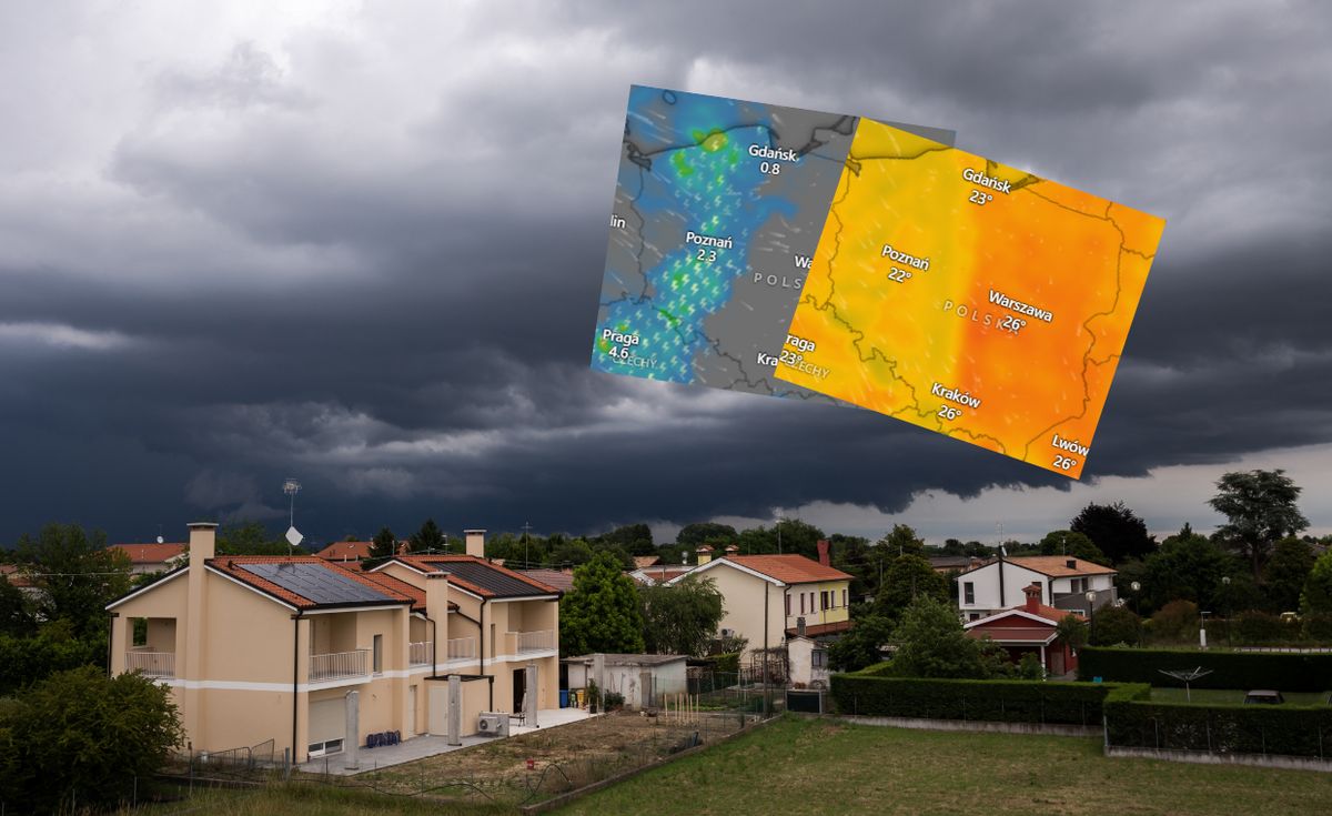 Polska podzieli się na pół. Duże zmiany w pogodzie