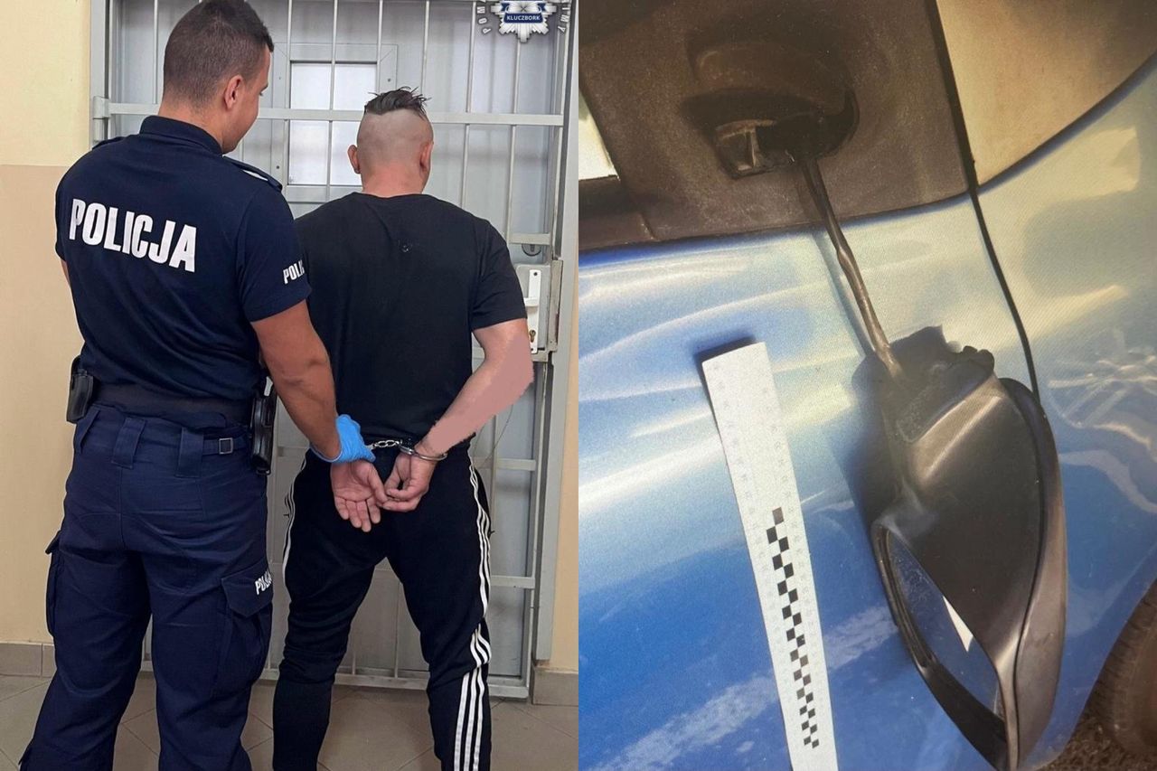 Zniszczył 11 samochodów w Kluczborku. Grozi mu 5 lat więzienia
