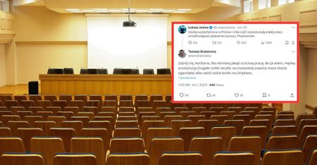 "Załóż sobie konto na OnlyFans". Profesor przekroczył granice?