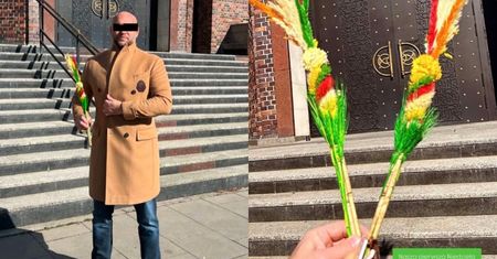 Emil S. i Roxie Gąska świętują pierwszą wspólną Niedzielę Palmową. Uroczo?