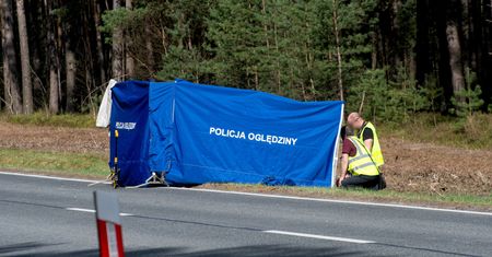 Śmiertelny wypadek na S11 pod Poznaniem. TIR potrącił pracownika