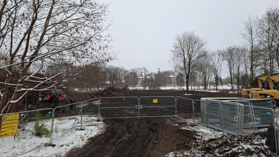 Trwają przygotowania terenu pod budowę Mediateki